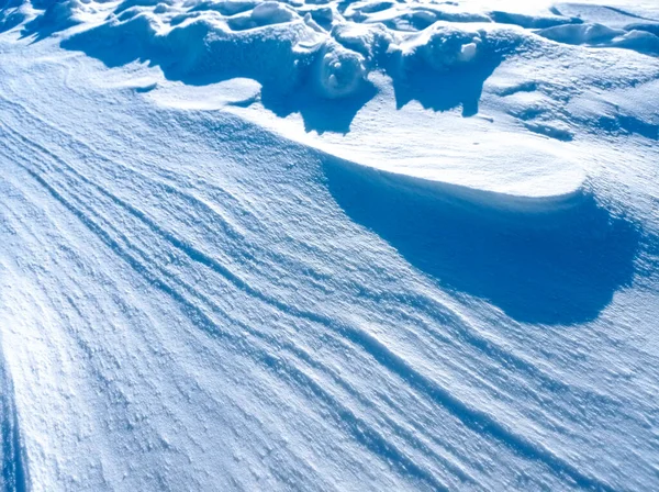 Hintergrund Funkelnder Schnee Auf Blau Verschneiten Flächen Neujahrsferien — Stockfoto