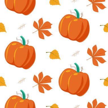 Kusursuz sonbahar balkabağı deseni