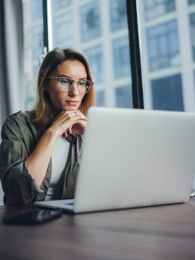 Dizüstü bilgisayarda çalışan genç bir kadın. Uzaktan kumandada serbest çalışan biri. Kız öğrenci çevrimiçi bilgisayar yoluyla öğreniyor. Blogcu ya da gazeteci yeni makale yazıyor.