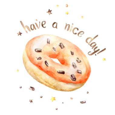 Tatlı çörek dilek kartı