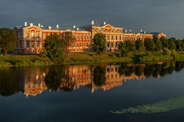 castle in Jelgava 1738 clipart