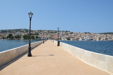 Bridge in Argostoli,Kefalonia,greece clipart