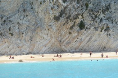 Yaz aylarında Yunan beach