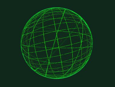 Ligcht arka plan üzerinde soyut fraktal yeşil dünya