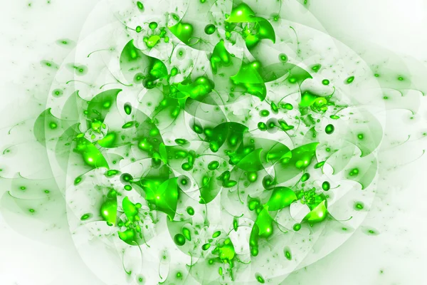 Grüner fraktaler Hintergrund — Stockfoto