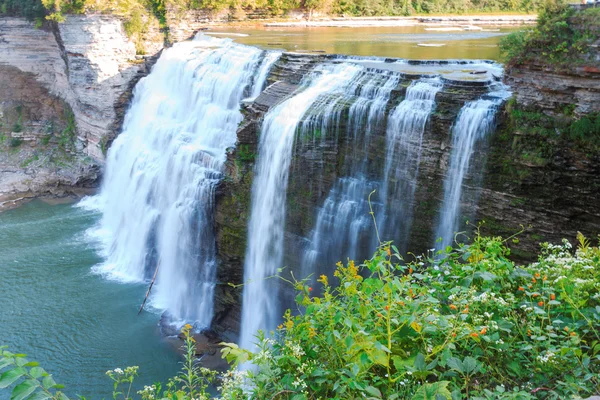 Middle Falls, Parque Estatal de Letchworth — Foto de Stock