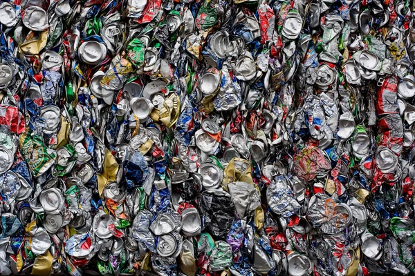 Crushed Cans — Stock Photo, Image