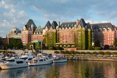 Victoria Bc, Kanada, 20 Ağustos 2014.The ikonik Victoria Peyzaj ve onun hareketli iç liman olduğunu her zaman turistler ve yerliler için bir buluşma yeri.