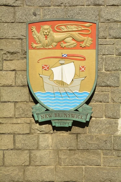 Escudo de armas para la provincia canadiense de Nuevo Brunswick . —  Fotos de Stock