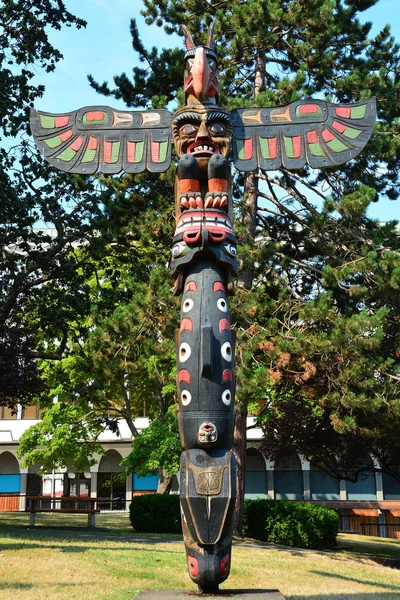 Thunderbird park, victoria bc. — Stockfoto