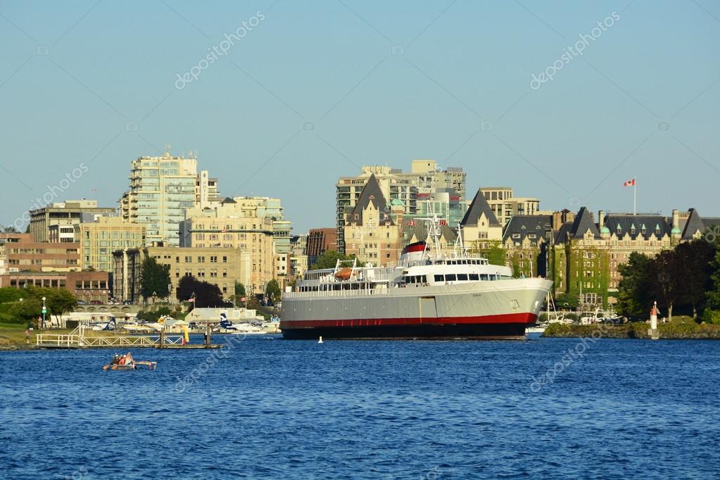 Victoria Bc Canada August 11th 2014 The Ferry To Port Angeles Usa