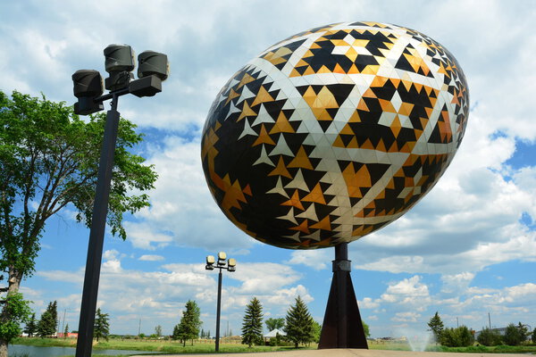 Worlds largest Pysanka Egg.