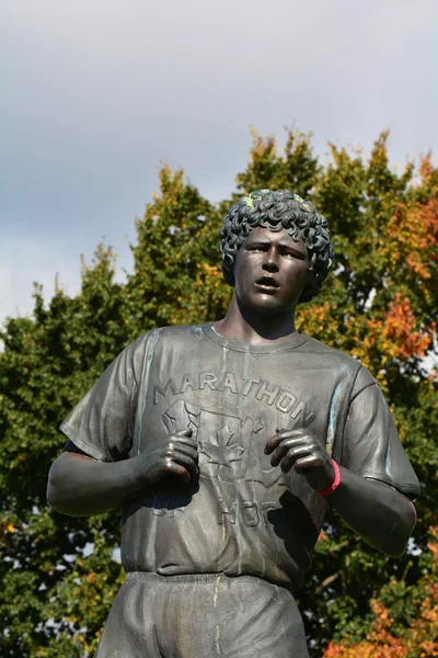 Estatua conmemorativa Terry Fox — Foto de Stock