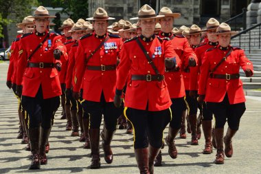 Kanada yürüyen Rcmp