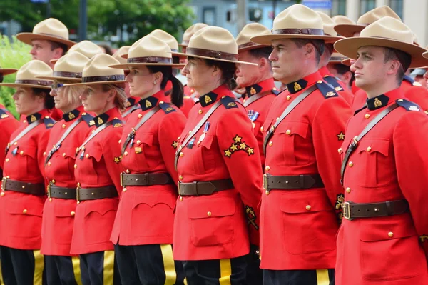 Kanadische rcmp in uniform. — Stockfoto