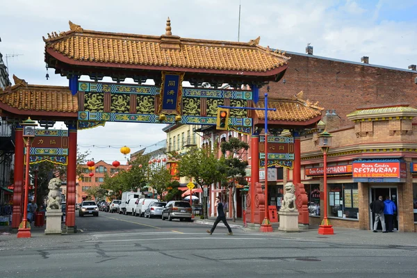 China town entrance Victoria BC, Canada — Stock Photo, Image