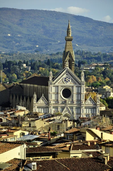 Kerk van het Heilige Kruis Florence Italië. — Stockfoto