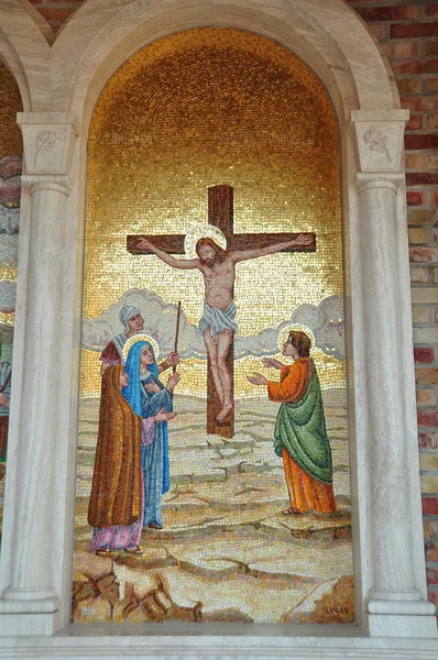 Релігійне мистецтво мозаїки — стокове фото