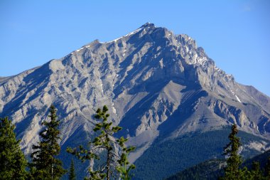 Dağ manzarası Banff Ulusal Parkı'nda.