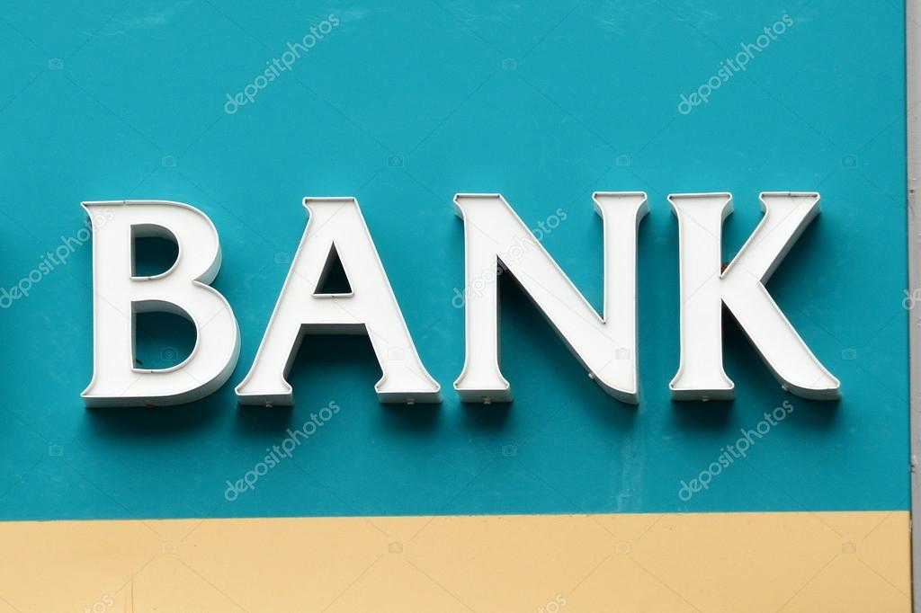 Banking business says the sign.