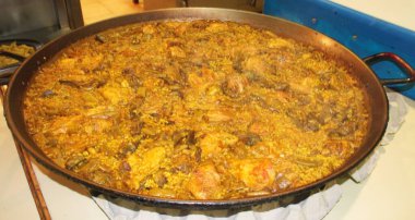 Geleneksel Valencia restoran mutfağı (Valencia, İspanya)