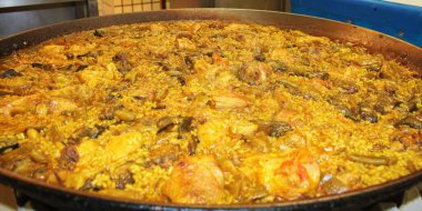 Geleneksel Valencia restoran mutfağı (Valencia, İspanya)