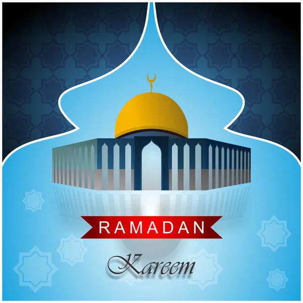 Ramadan Kareem Obra de arte — Vector de stock