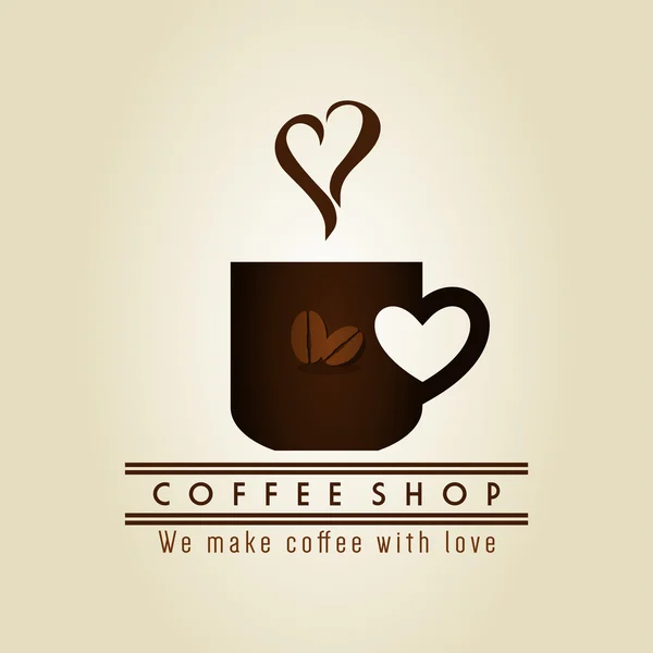 Logo Coffee Shop — Stockový vektor