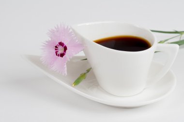 kahve fincanı karanfil ile