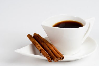 tarçın ile kahve fincanı