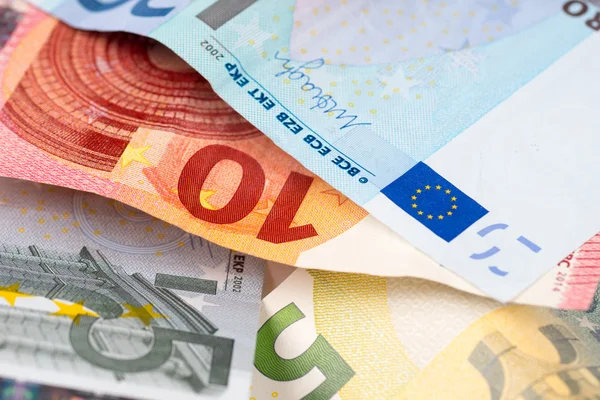 5 10 Billetes de 20 euros — Foto de Stock