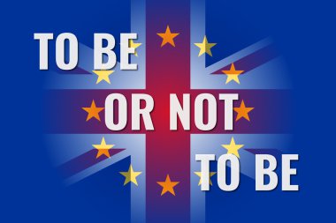 brexit AB İngiltere bayrakları karışık