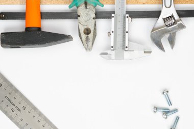 ahşap kağıt sayfasındaki Araçlar 