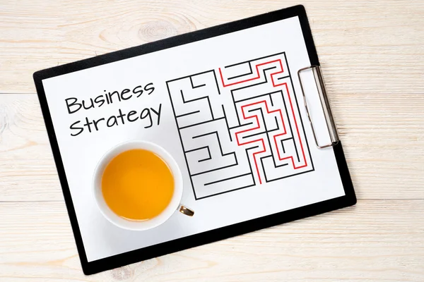 Konsep Strategi Bisnis — Stok Foto