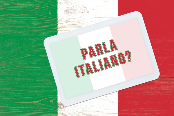 parla italiano bayrağı