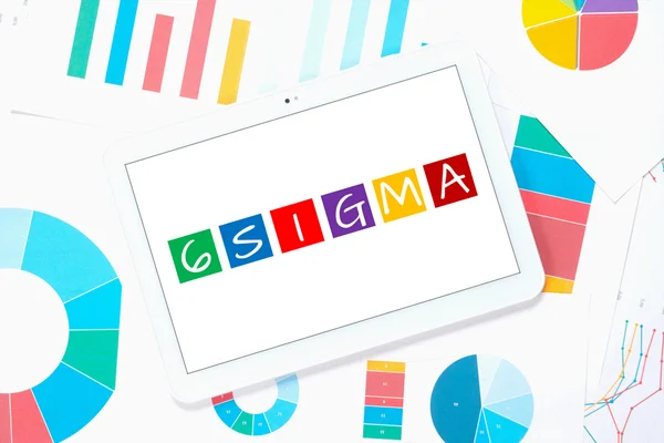 6 sigma concept — Stock Photo, Image