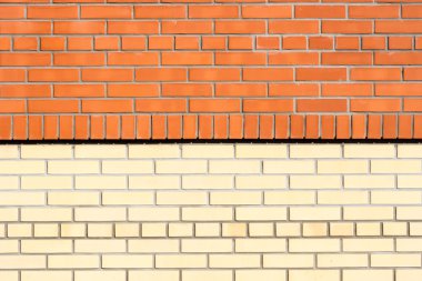 Kırmızı ve sarı tuğla duvar arka plan