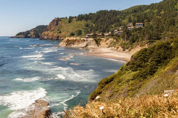 オレゴン海岸の風景は 太平洋岸北西部 米国で見過ごす — ストック写真