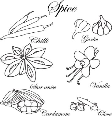 Baharat, baharat, lezzet, acılık