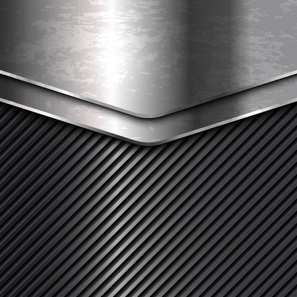 Gümüş grunge metal arka planlar. Vektör çizimi