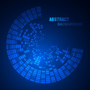 Hightech grafik kullanıcı arayüzü. Vektör çizimi