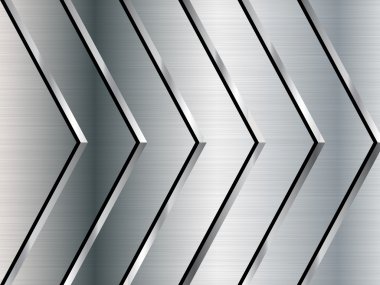 Metal doku arka plan. Paslanmaz çelik. Vektör çizim