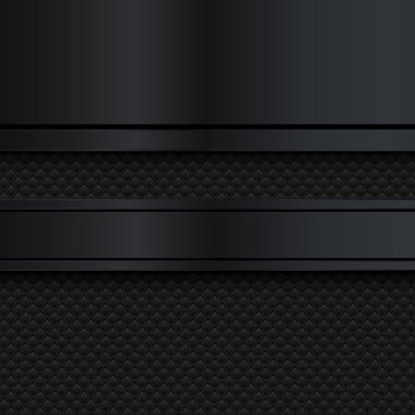 Siyah metal arka plan. Vektör çizim