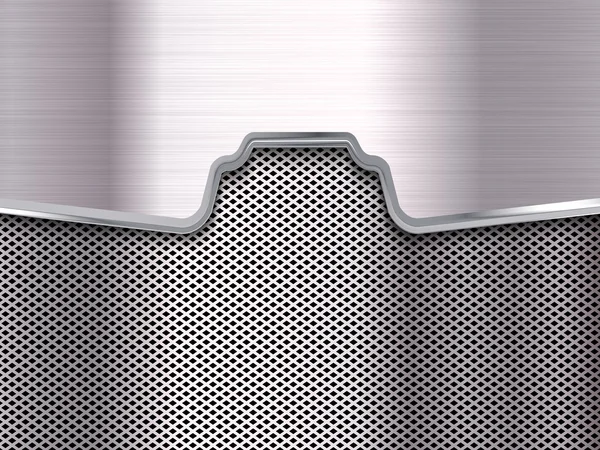 Metal arka plan. Metal ızgara. Metal plaka. Vektör çizim