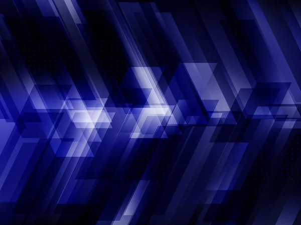 Fondo abstracto de tecnología digital con rayas azules. Ilustración vectorial concepto de alta tecnología — Vector de stock