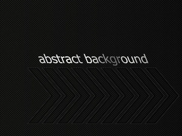 Черный абстрактный векторный фон со стрелками — стоковый вектор
