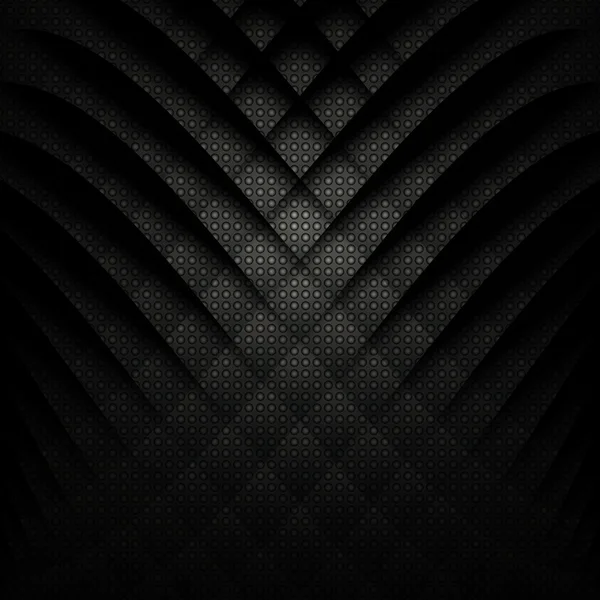 Fondo geométrico abstracto. Blanco y negro. Ilustración vectorial — Vector de stock