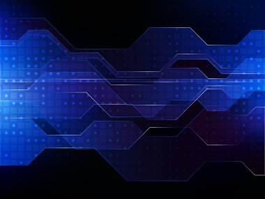 Dijital teknoloji arka plan. Soyut vektör çizim