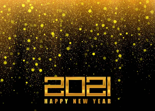 2021 Happy New Year Background Illustration Vectorielle Abstraite Eps10 — Image vectorielle