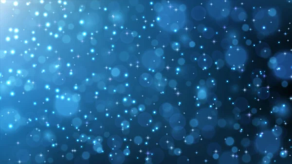青い輝きのスターダストの背景 ベクトルイラスト Eps10 — ストックベクタ